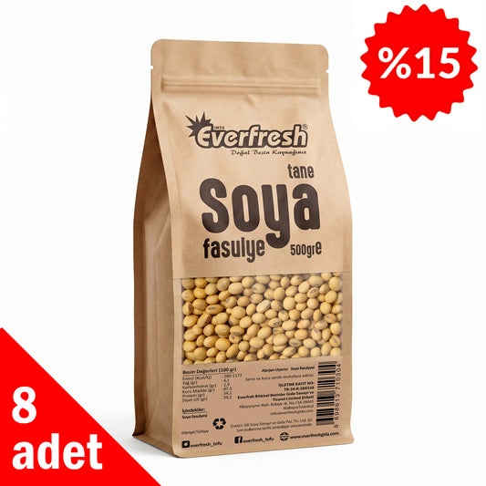 Soya Fasulyesi 500 gr - 8 Adet