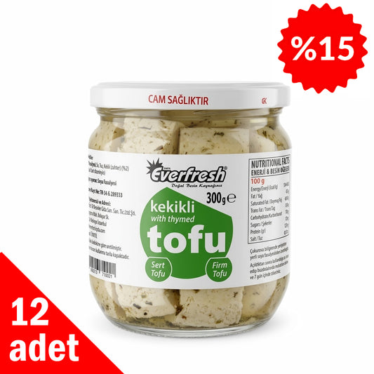 Kekikli Tofu 300 gr - 12 Adet