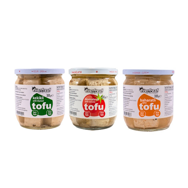 Aromalı Tofu Üçlüsü